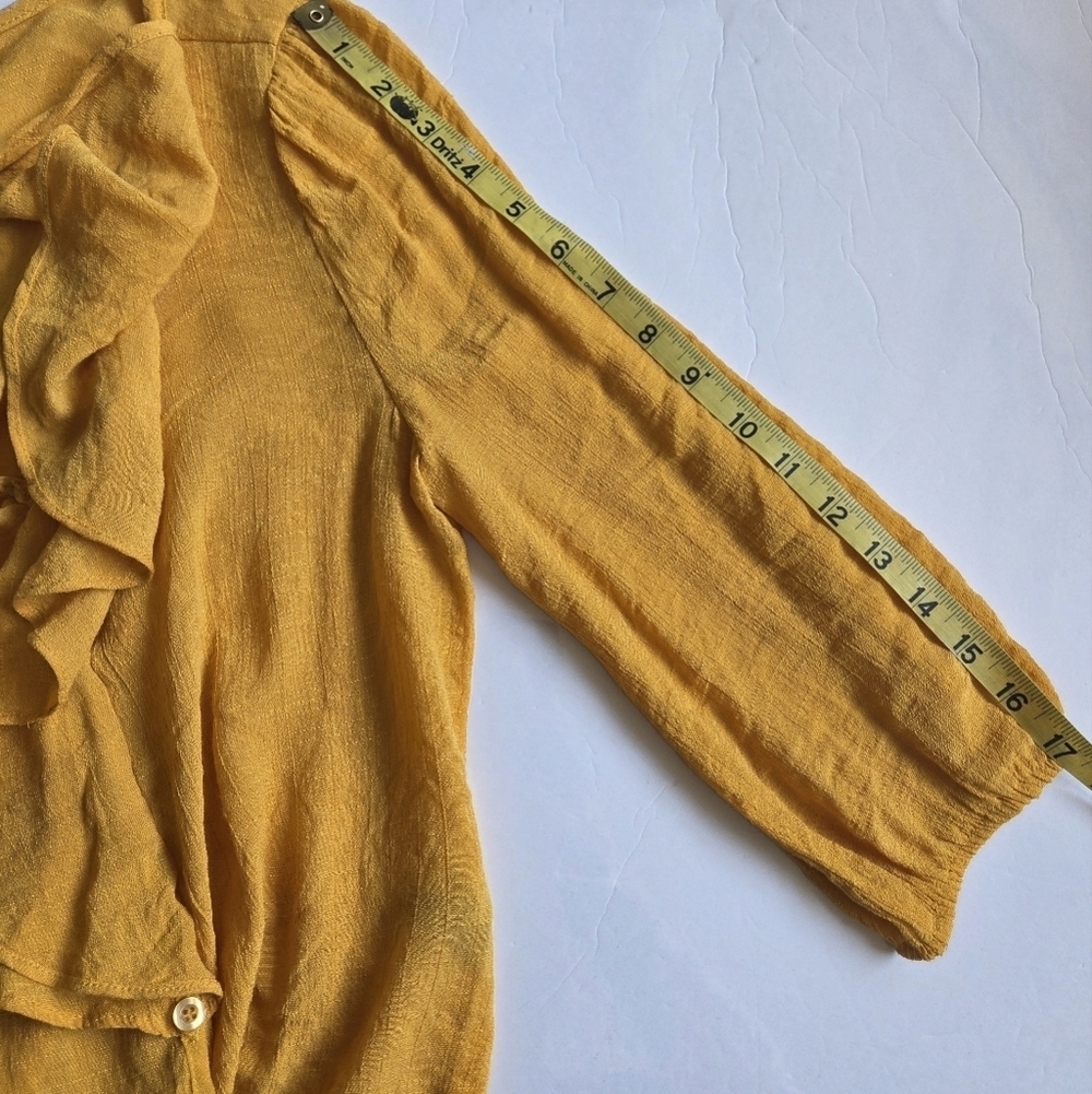 Mine Golden Ruffle Blouse - Picture 8 of 8